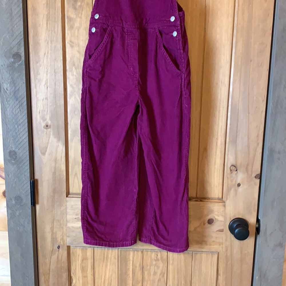 Disney Winnie the Pooh corduroy bib overalls 7-8 - Picture 6 of 10